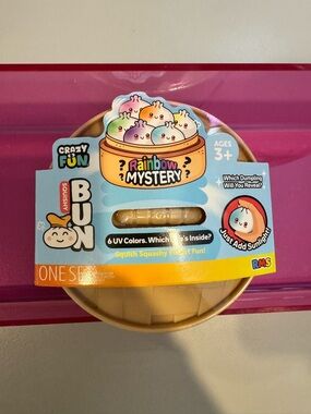 Rainbow Mystery Bun squishy